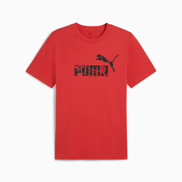 T-shirt House of Graphics Ace Homme, Red Fire, extralarge