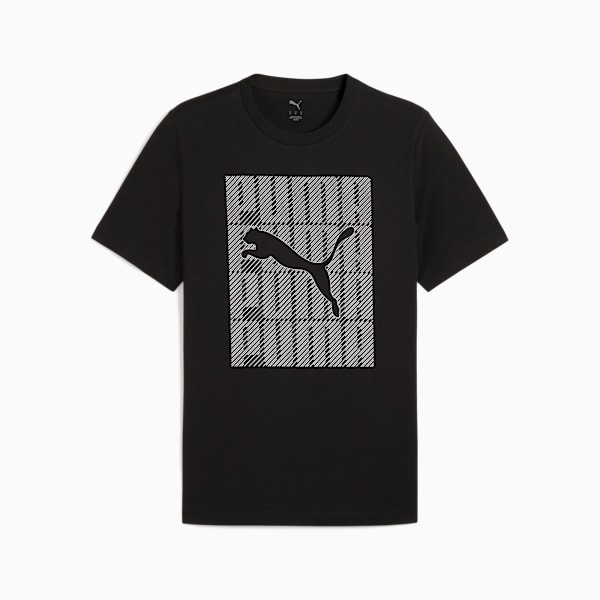 Graphics PUMA Wording Tee Men, PUMA Black, extralarge