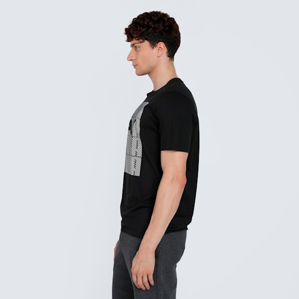 Graphics Wording Men's Tee, PUMA Black, extralarge-IND