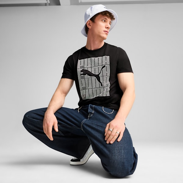 Graphics PUMA Wording Tee Men, PUMA Black, extralarge