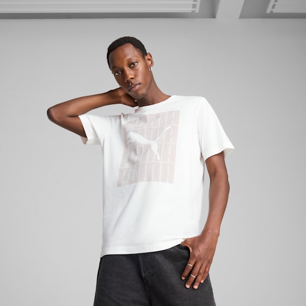 Graphics Wording Men's Tee, PUMA White, extralarge-IND
