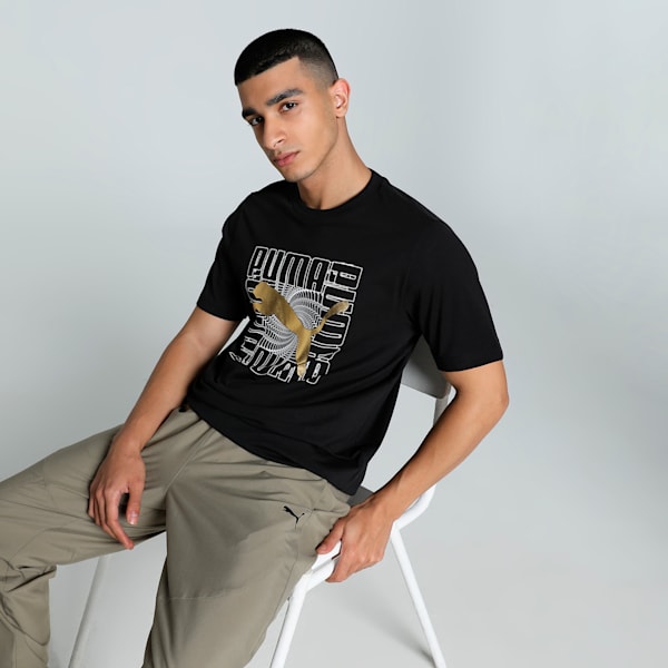 Graphics Foil Men's Tee, PUMA Black, extralarge-IND