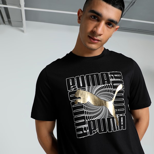 Graphics Foil Men's Tee, PUMA Black, extralarge-IND