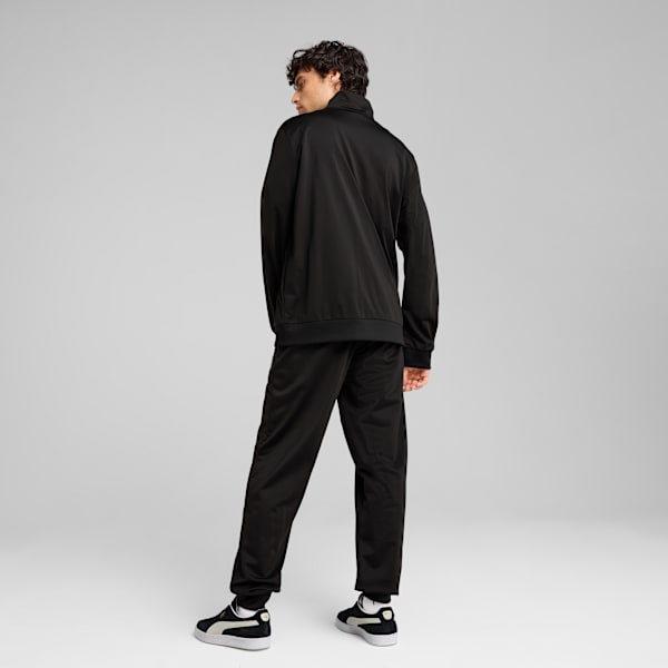 Poly Piping Tracksuit Men, PUMA Black, extralarge