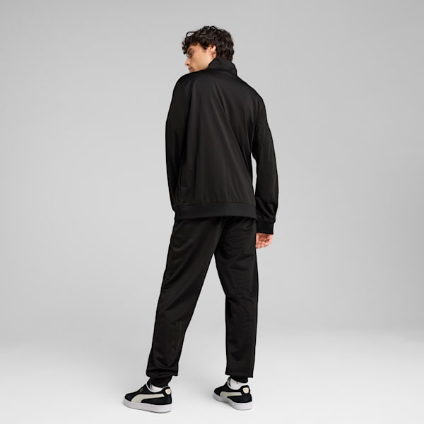Men's Poly Piping Tracksuit, PUMA Black, extralarge-IND