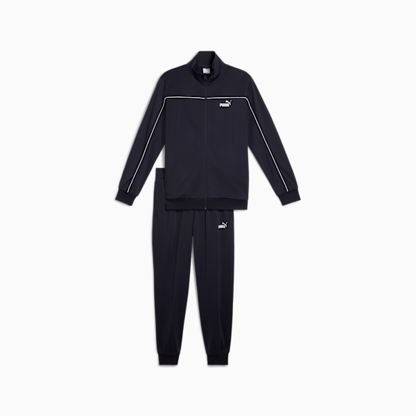Poly Piping Tracksuit Men, New Navy, extralarge-GBR