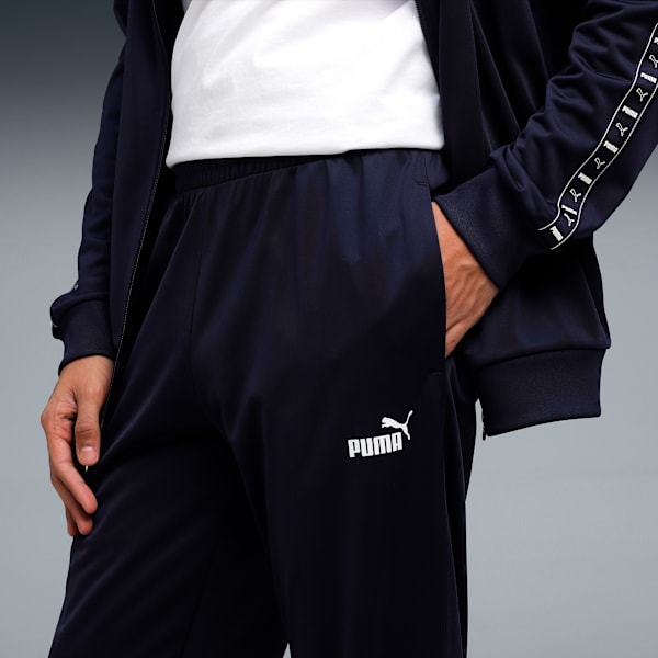 Men's Poly Tape Tracksuit, New Navy, extralarge-IND