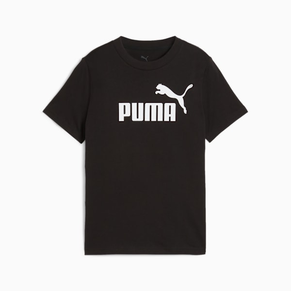 Shorts Essentials No. 1 Logo para adolescentes, PUMA Black, extralarge