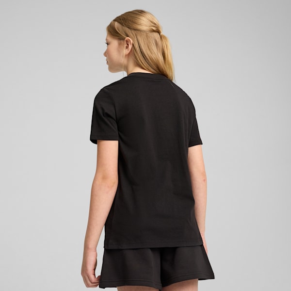 Essentials No. 1 Logo Big Kids' Tee, PUMA Black, extralarge