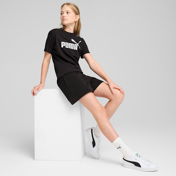Essentials No. 1 Logo Big Kids' Tee, PUMA Black, extralarge
