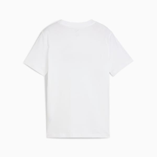 Essentials No. 1 Logo Big Kids' Tee, PUMA White, extralarge