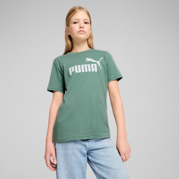 Essentials No. 1 Logo Big Kids' Tee, Green Moon, extralarge