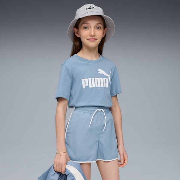 Essentials No. 1 Logo Big Kids' Tee, Cool Blue, extralarge