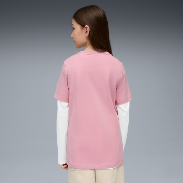 Essentials No. 1 Logo Big Kids' Tee, Poised Pink, extralarge