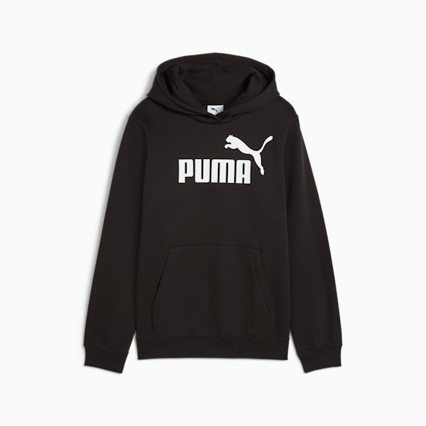 Sudadera con capucha para niños grandes logotipo Essentials No. 1, PUMA Black, extralarge