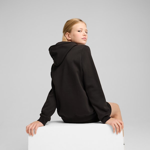 Essentials No. 1 Logo Big Kids' Hoodie, PUMA Black, extralarge