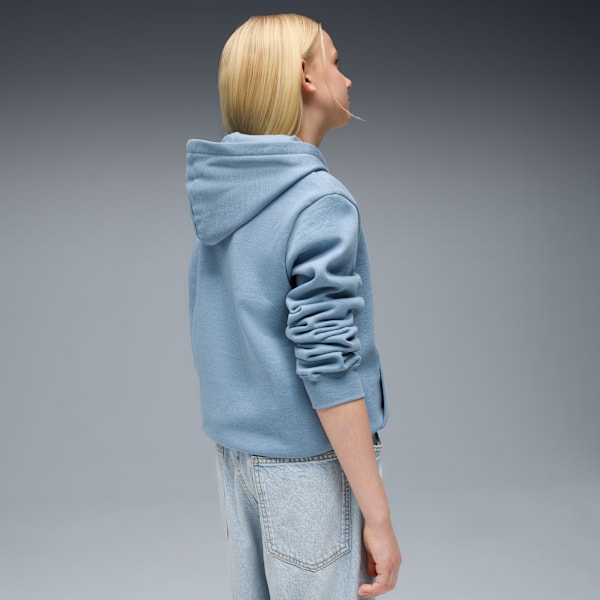 Essentials No. 1 Logo Big Kids' Hoodie, Cool Blue, extralarge