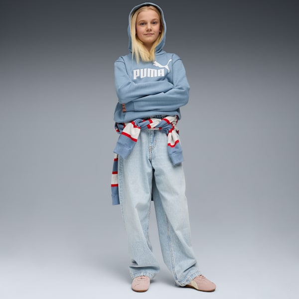 Essentials No. 1 Logo Big Kids' Hoodie, Cool Blue, extralarge
