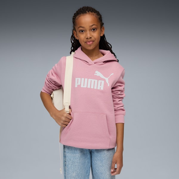 Essentials No. 1 Logo Big Kids' Hoodie, Poised Pink, extralarge
