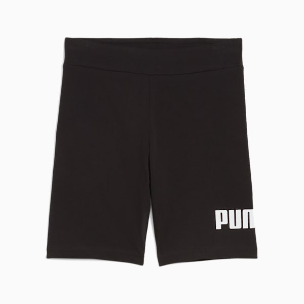 ESS No. 1 Logo Short Leggings Youth, PUMA Black, extralarge-GBR