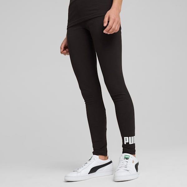 ESS No. 1 Logo Leggings Youth, PUMA Black, extralarge-GBR