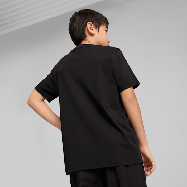 Essentials No. 1 Logo Big Kids' Tee, PUMA Black, extralarge