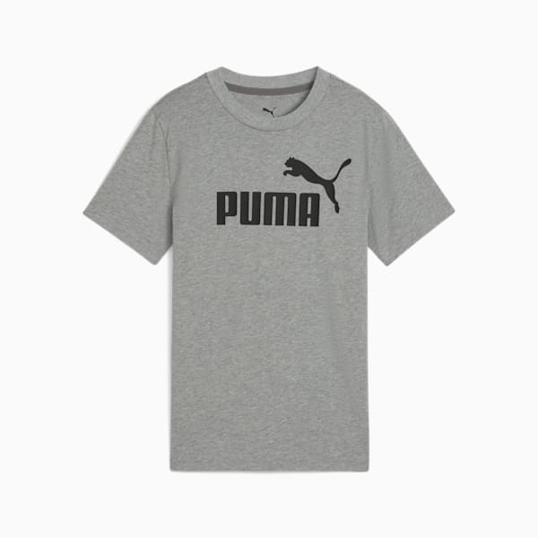 Essentials No. 1 Logo Big Kids' Tee, Medium Gray Heather, extralarge