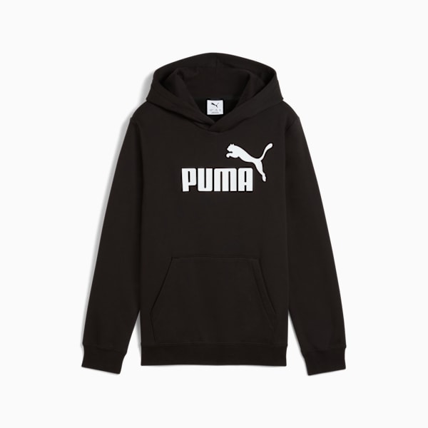 Chandail à capuchon en molleton Essentials Enfant et adolescent, PUMA Black, extralarge