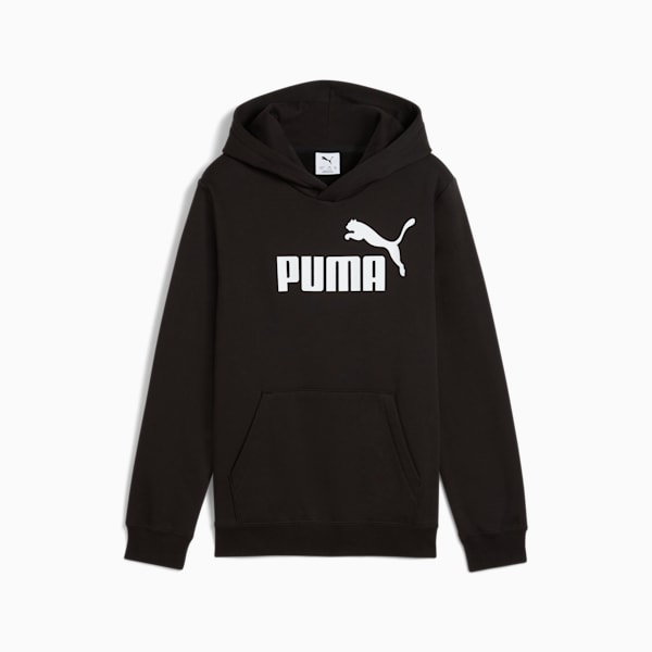 Sudadera con capucha Essentials No. 1 Logo juvenil, PUMA Black, extralarge