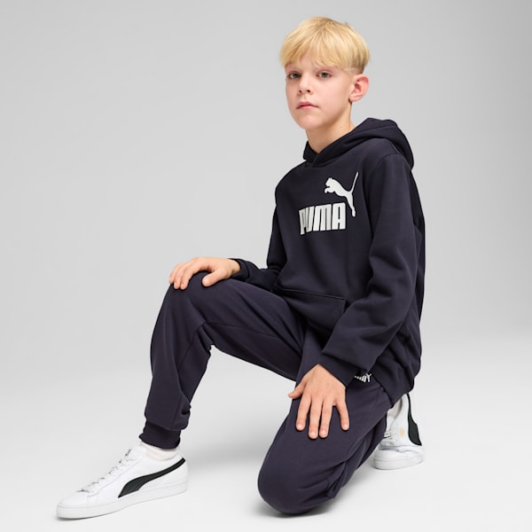 Essentials No. 1 Logo Big Kids' Fleece Hoodie, New Navy, extralarge