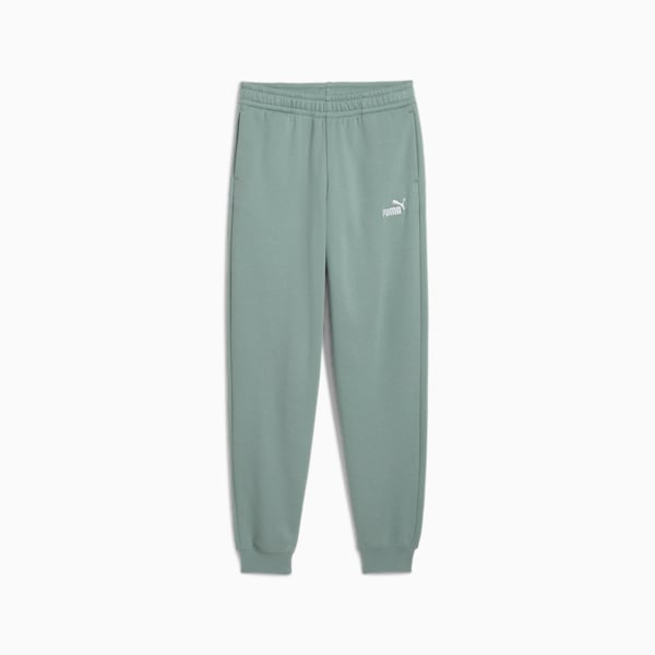 Essentials No. 1 Logo Big Kids' Fleece Sweatpants, Green Moon, extralarge
