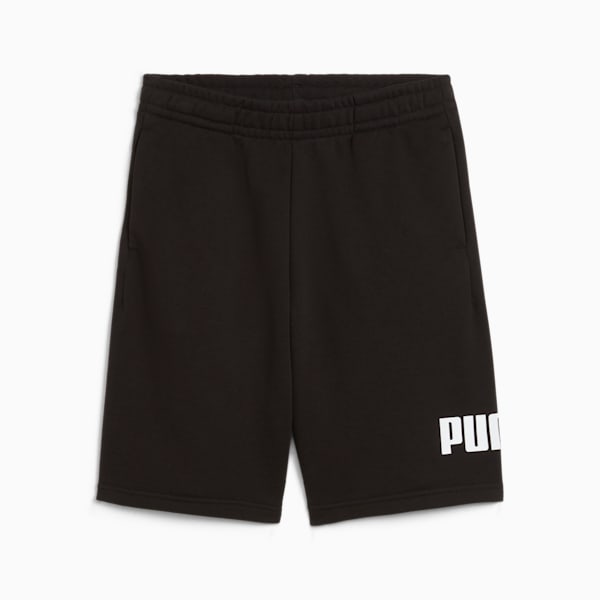 Shorts Essentials No. 1 Logo para adolescentes, PUMA Black, extralarge