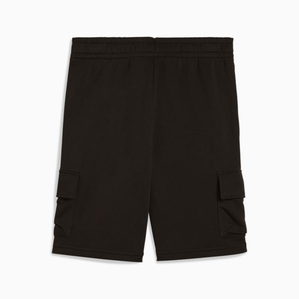 Essentials No. 1 Logo Big Kids' Cargo Shorts, PUMA Black, extralarge