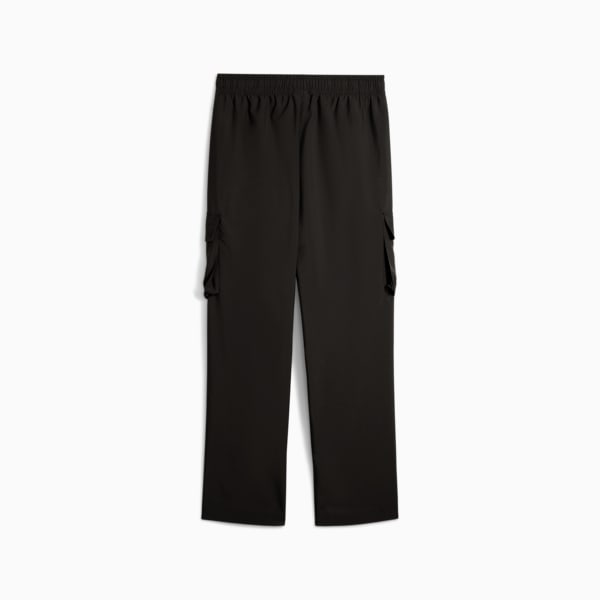 Logotipo Essentials n.º 1 pants cargo tejido para niño grande, PUMA Black, extralarge