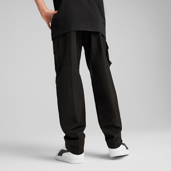 Logotipo Essentials n.º 1 pants cargo tejido para niño grande, PUMA Black, extralarge