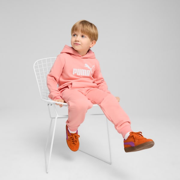 Sudadera de lana Essentials con logotipo n.º 1 para niños pequeños, Pink Fruit, extralarge