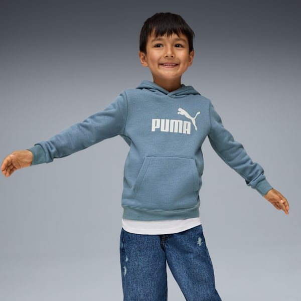Sudadera de lana Essentials con logotipo n.º 1 para niños pequeños, Cool Blue, extralarge