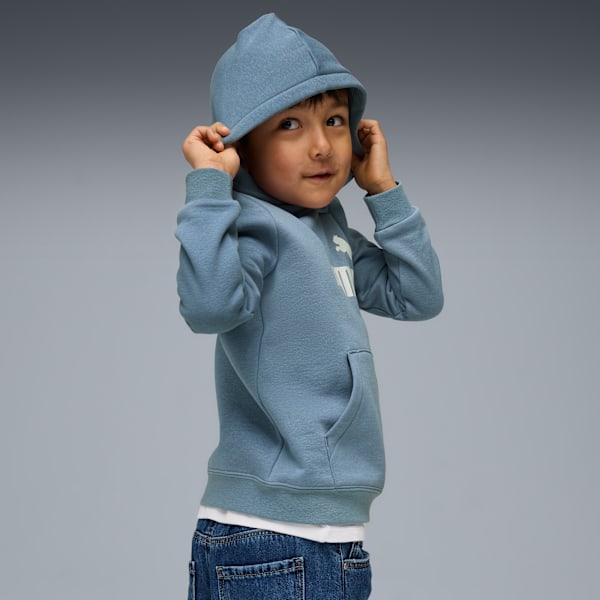 Sudadera de lana Essentials con logotipo n.º 1 para niños pequeños, Cool Blue, extralarge