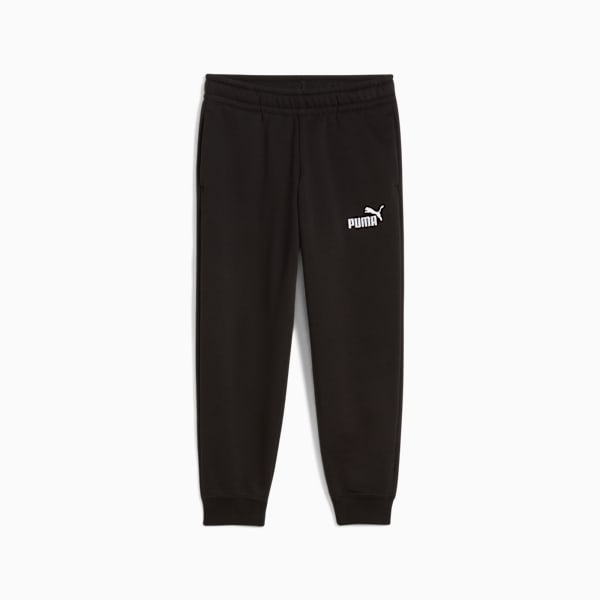 ESS No. 1 Logo Fleece Sweatpants Little Kids, PUMA Black, extralarge