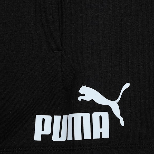 ESS No. 1 Logo Kid's Shorts, PUMA Black, extralarge-IND