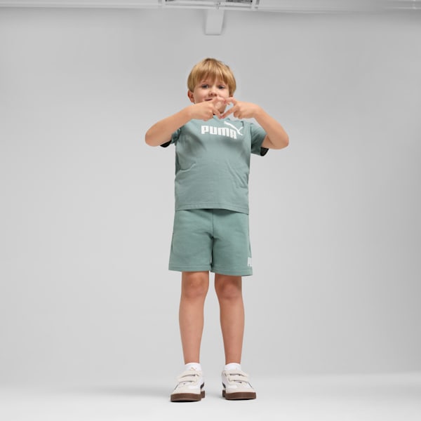 ESS No. 1 Logo Kid's Shorts, Green Moon, extralarge-IND
