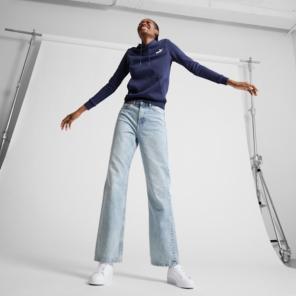 Chandail à capuchon avec petit logo ESS Femme, PUMA Navy, extralarge