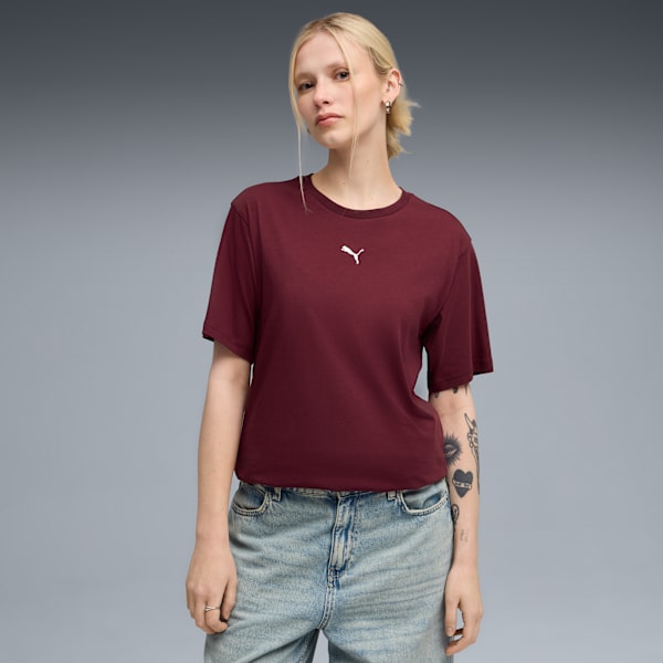 ESS Relaxed Tee Women, Ruby Shimmer, extralarge-GBR