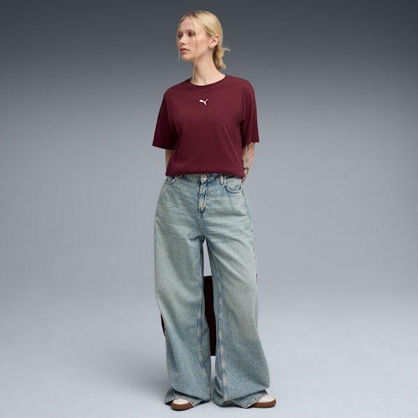 ESS Relaxed Tee Women, Ruby Shimmer, extralarge-GBR