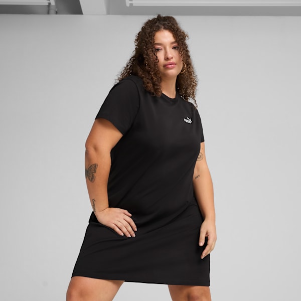 Vestido Essentials Small No. 1 Logo para mujer, PUMA Black, extralarge