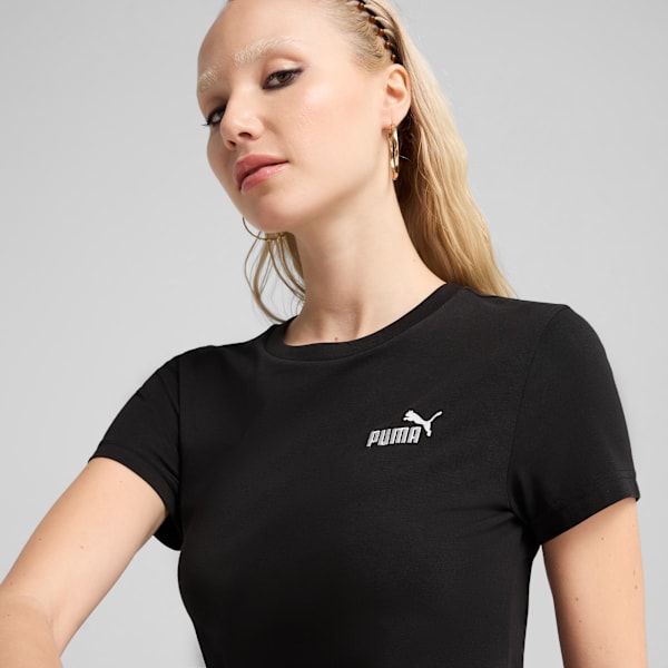 Vestido Essentials Small No. 1 Logo para mujer, PUMA Black, extralarge