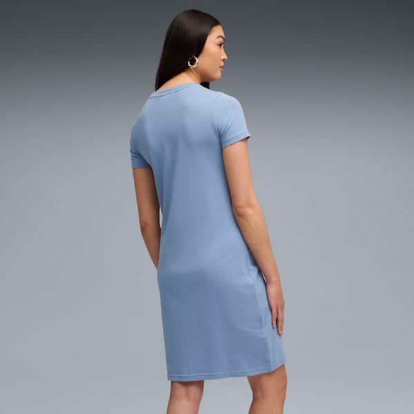 Essentials Small No. 1 Logo Women's Slim Dress, Cool Blue, extralarge