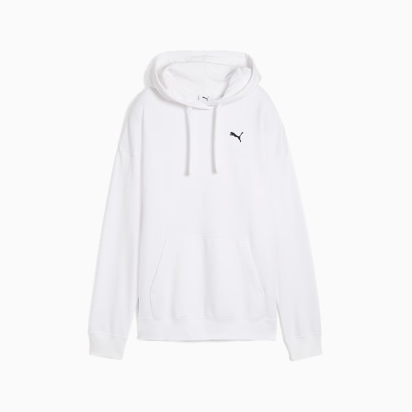 Essentials Women's Relaxed Hoodie, PUMA White, extralarge