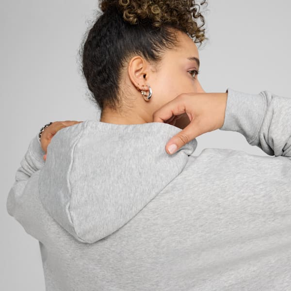Sudadera holgada Essentials para mujer, Light Gray Heather, extralarge