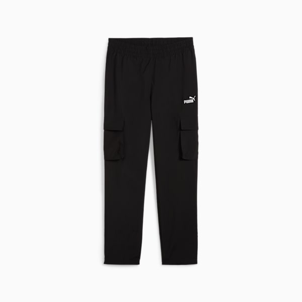 Cargo pants para mujer Small No. 1 Logo Essentials, PUMA Black, extralarge